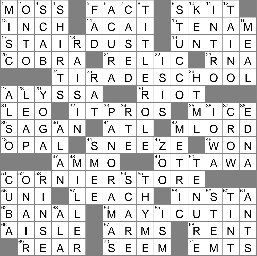 LA Times Crossword 29 Aug 24 Thursday LAXCrossword LA Times Crossword 29 Aug 24 Thursday LAXCrossword