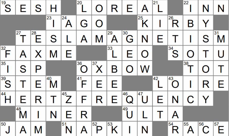 Mensa For One Crossword Clue