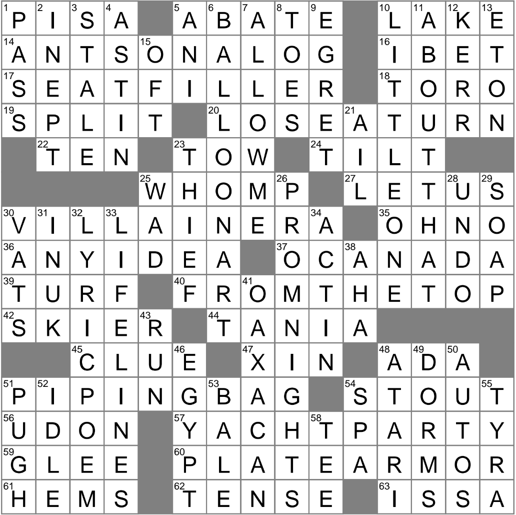 LA Times Crossword 8 Feb 25 Saturday LAXCrossword LA Times Crossword 8 Feb 25 Saturday LAXCrossword