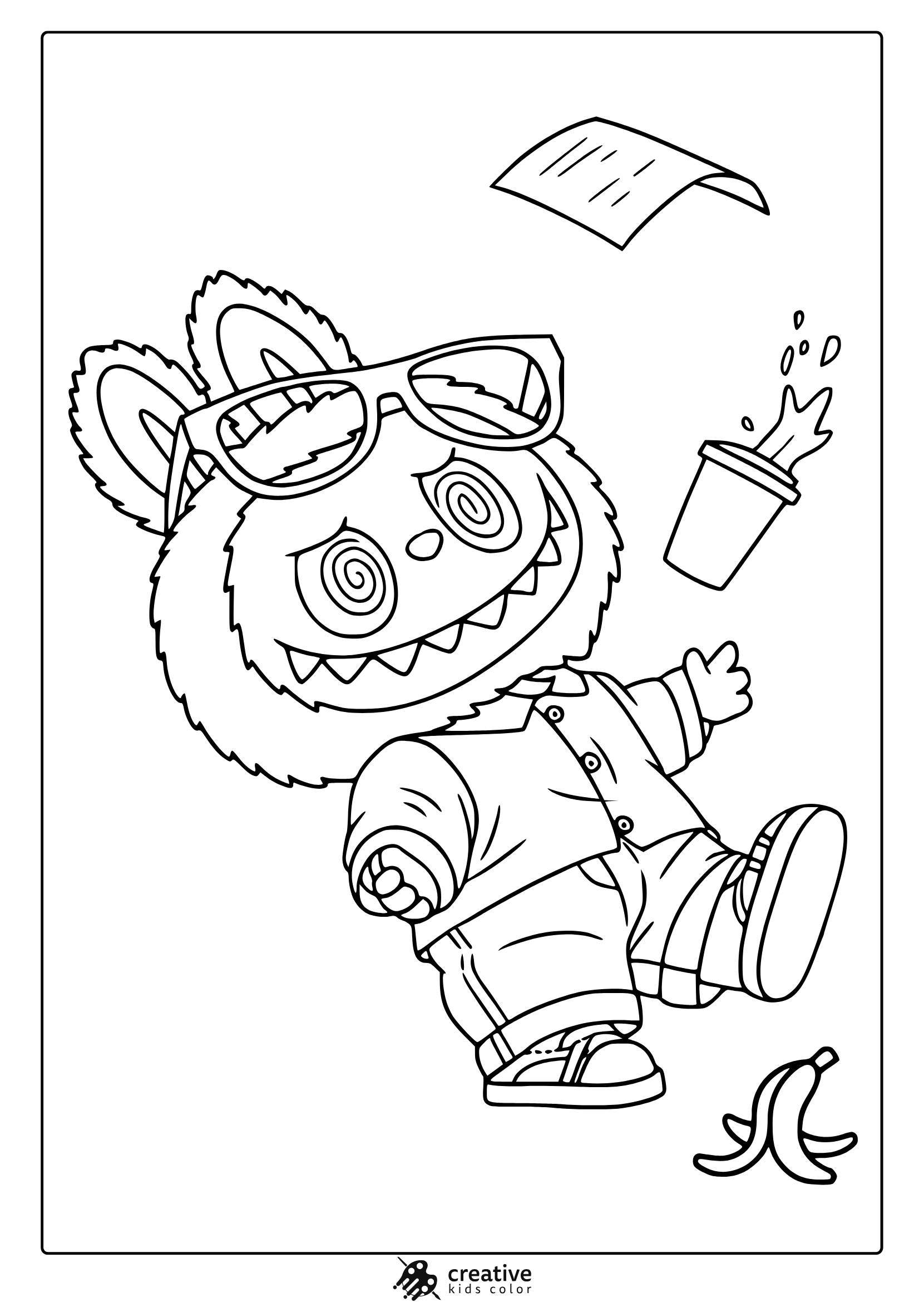 Labubu Coloring Pages Free Printable PDF Labubu Coloring Pages Free Printable PDF