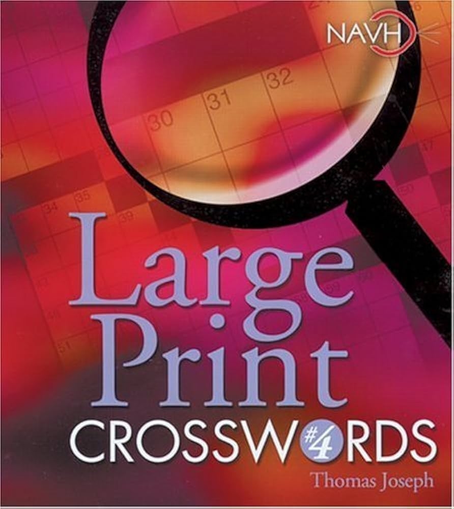 Large Print Crosswords 4 By Thomas Joseph 2004 05 01 Amazon Books Large Print Crosswords 4 By Thomas Joseph 2004 05 01 Amazon Books