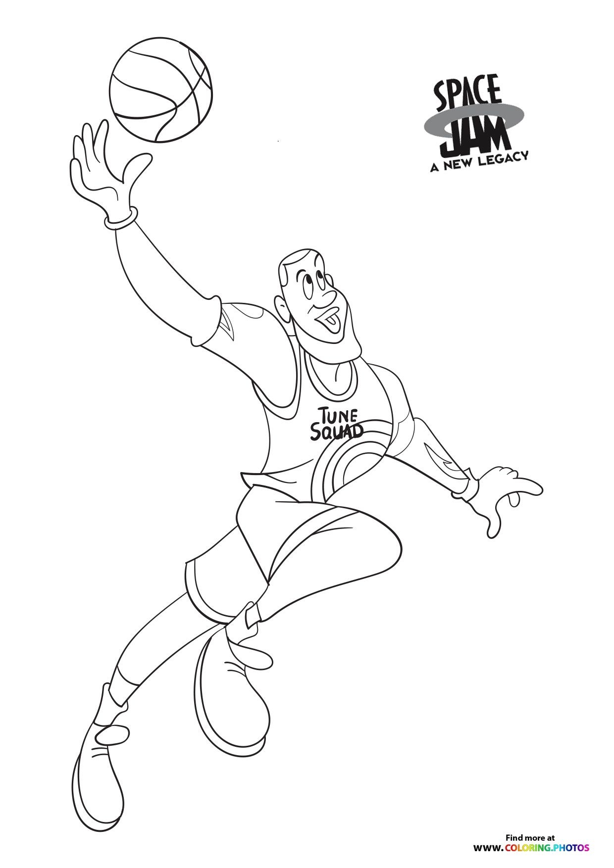 LeBron James Dunking Space Jam A New Legacy Coloring Pages Worksheets Library LeBron James Dunking Space Jam A New Legacy Coloring Pages Worksheets Library