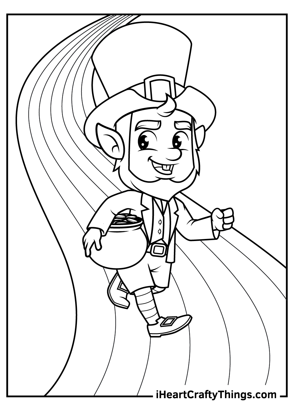 Leprechaun Coloring Page Printables Leprechaun Coloring Page Printables