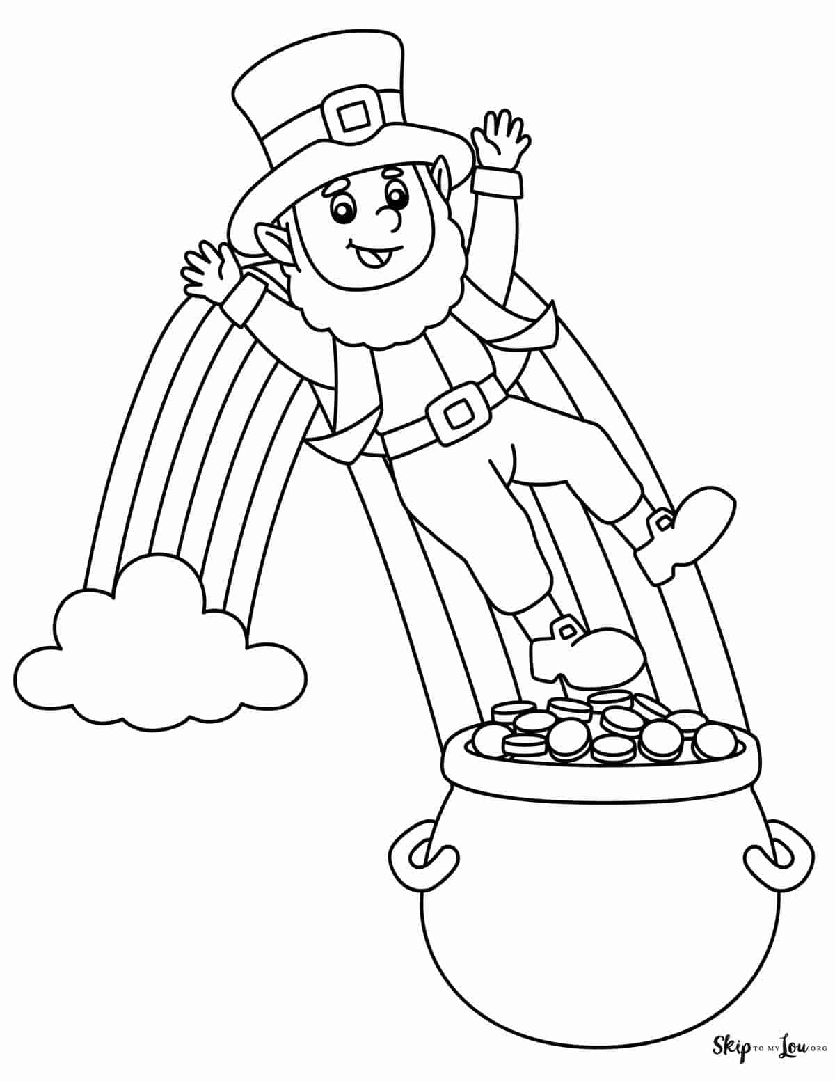 Leprechaun Coloring Pages Skip To My Lou Leprechaun Coloring Pages Skip To My Lou