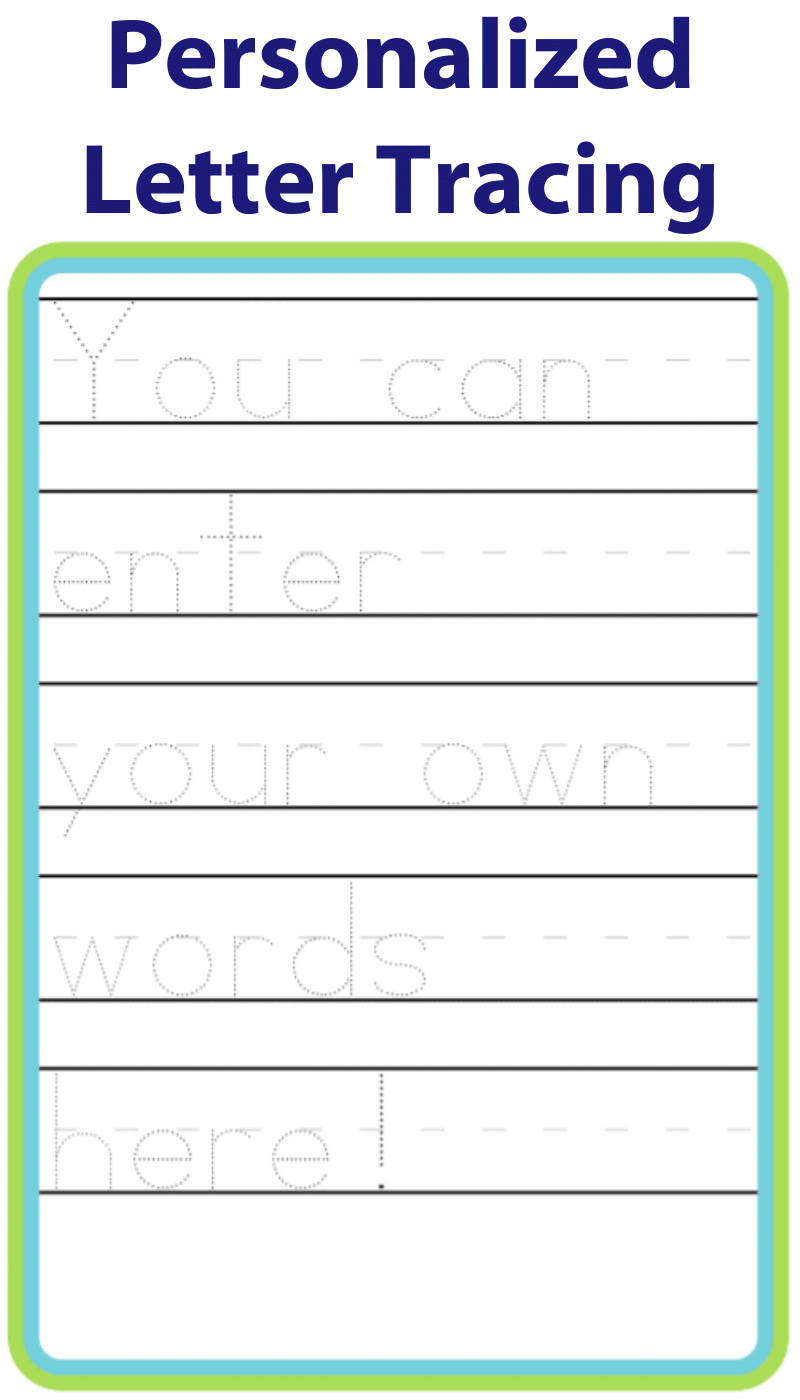 Letter Tracing Worksheet Creator Custom Words amp Thank You Notes Worksheets Library Letter Tracing Worksheet Creator Custom Words amp Thank You Notes Worksheets Library