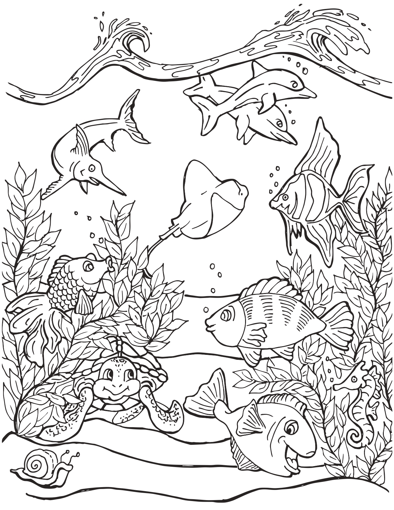 under the sea coloring pages under the sea coloring pages