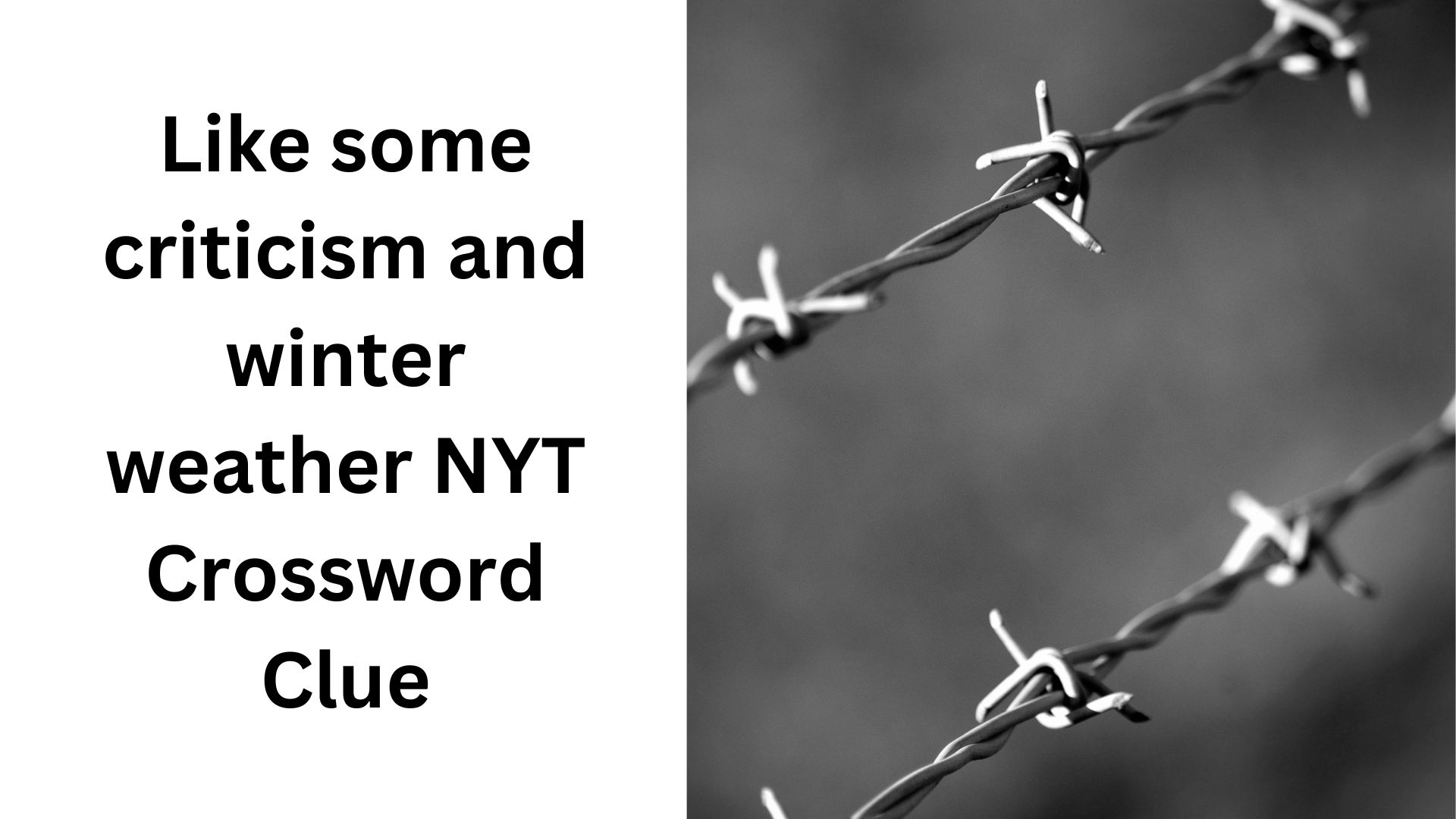 Like Some Criticism And Winter Weather NYT Crossword Clue October 24 2024 Like Some Criticism And Winter Weather NYT Crossword Clue October 24 2024