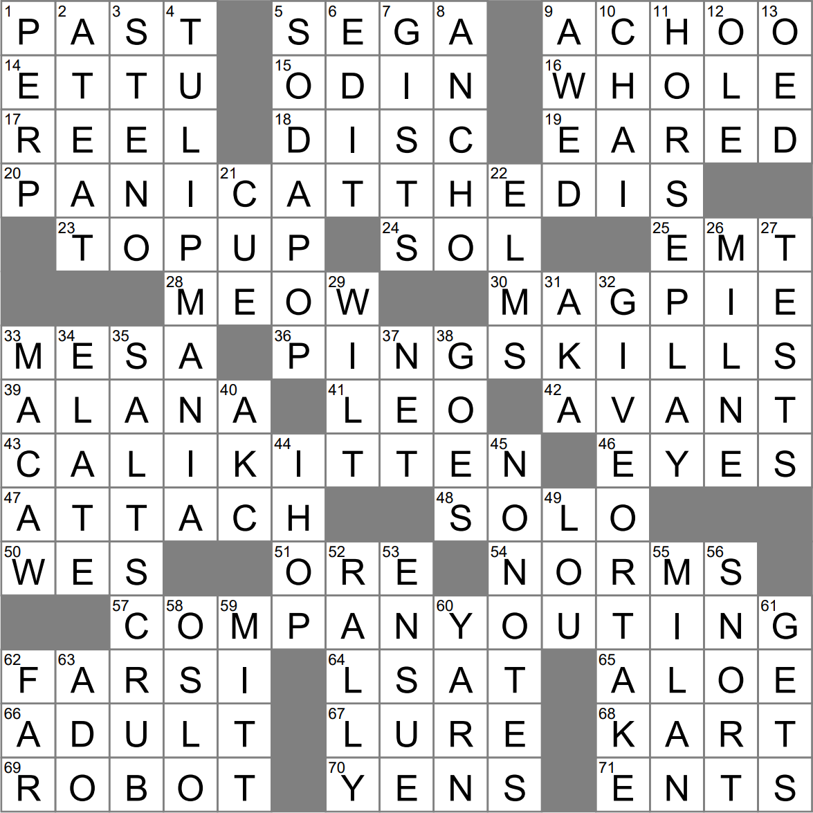 Like Some Seals Crossword Clue Archives LAXCrossword Like Some Seals Crossword Clue Archives LAXCrossword