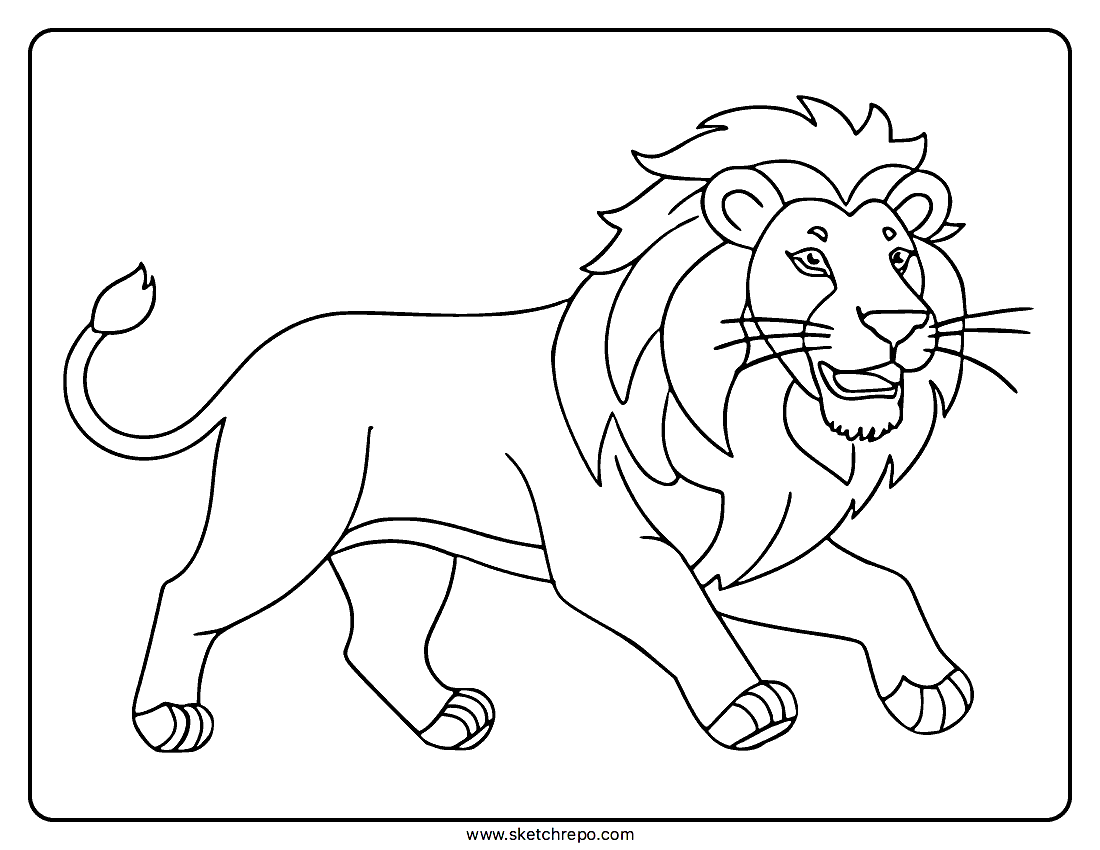 Lion Coloring Pages Sketch Repo Lion Coloring Pages Sketch Repo