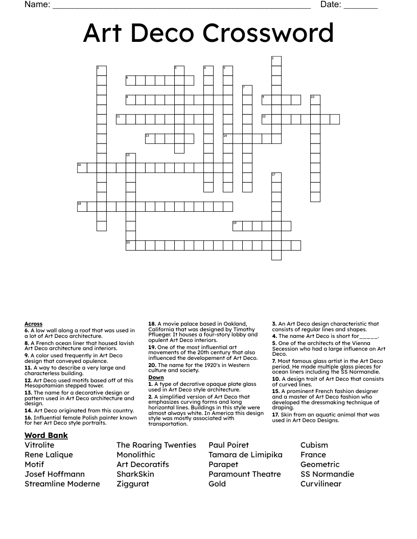 Love Of Artistic Objects Crossword Clue Product Gift R Love Of Artistic Objects Crossword Clue Product Gift R