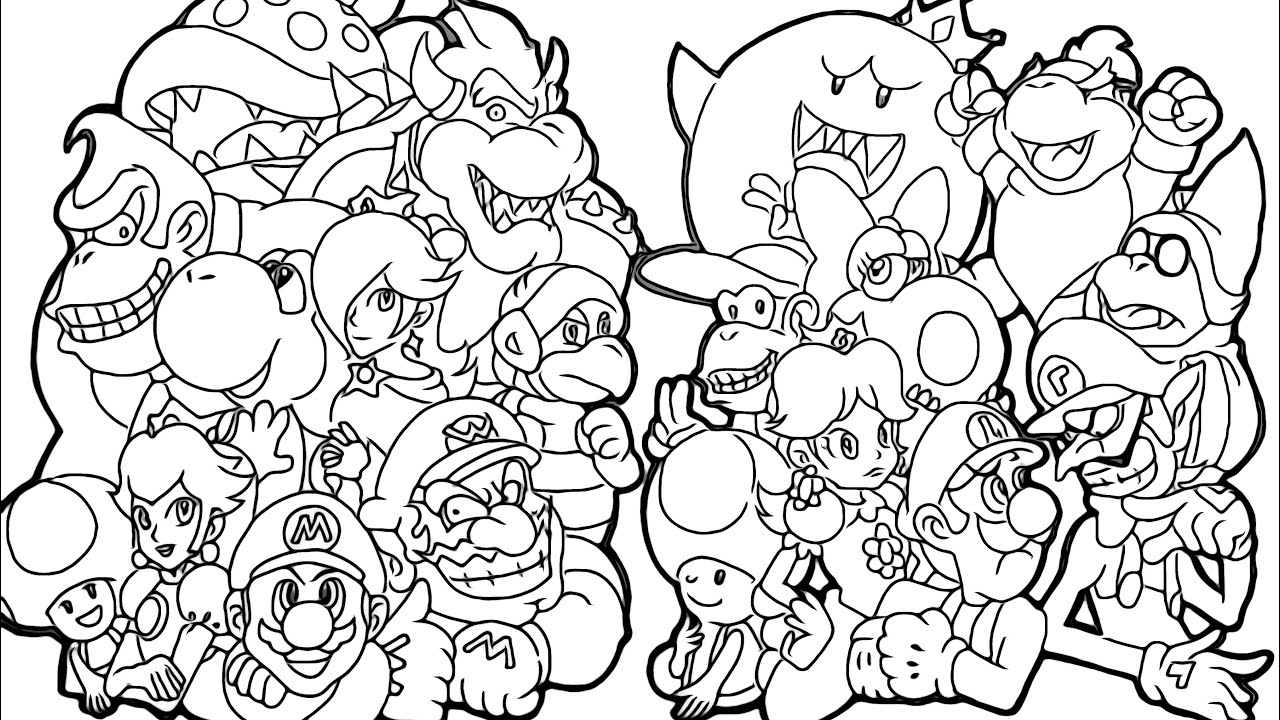 Magical Coloring Box Super Mario Bros Coloringpages YouTube Magical Coloring Box Super Mario Bros Coloringpages YouTube