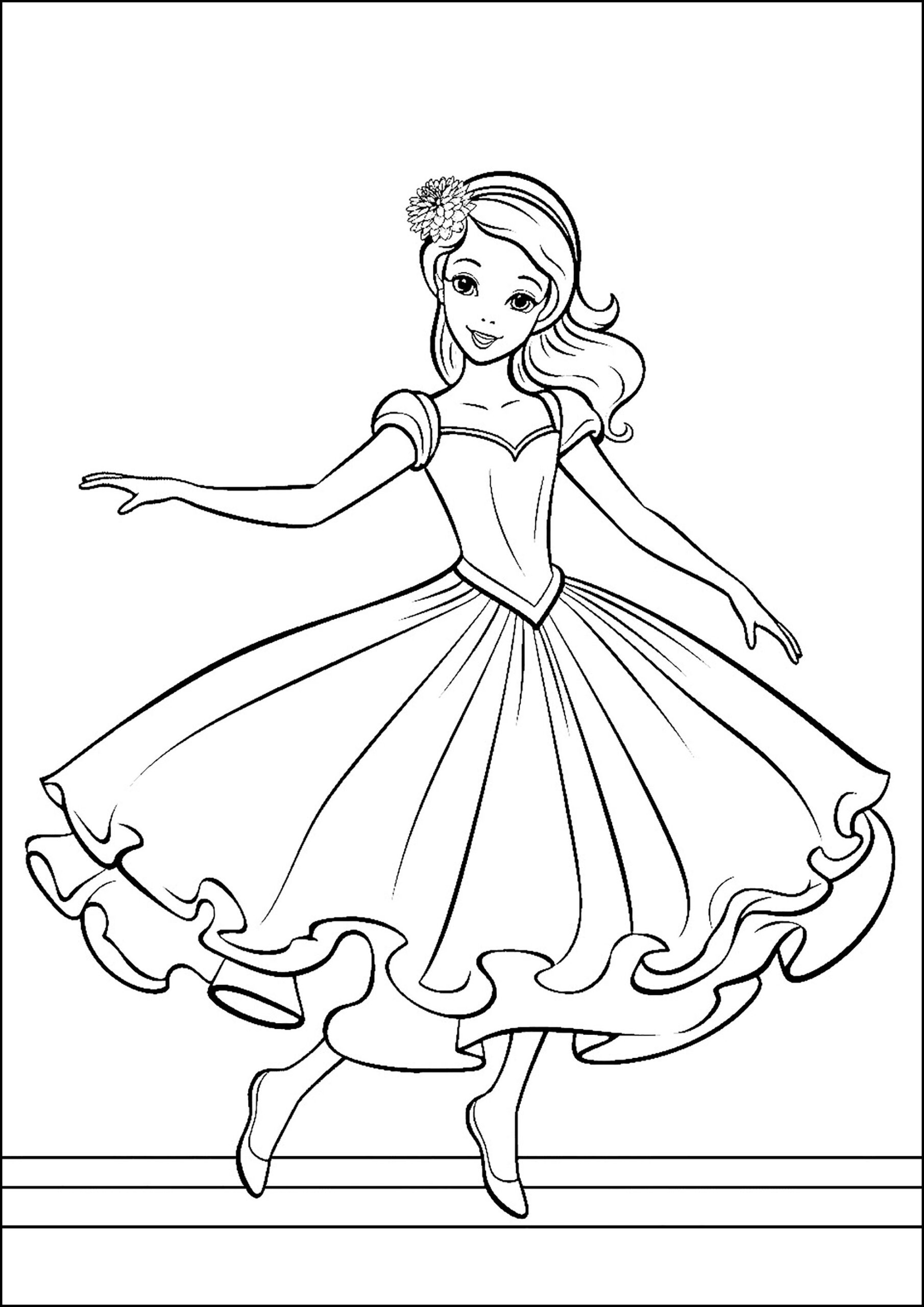 ballerina coloring book pages ballerina coloring book pages