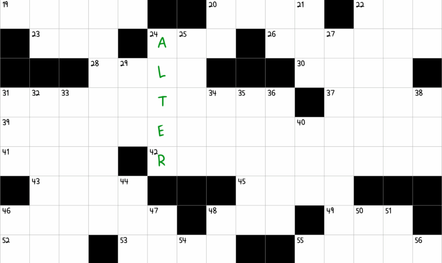 Crossword Make Amends