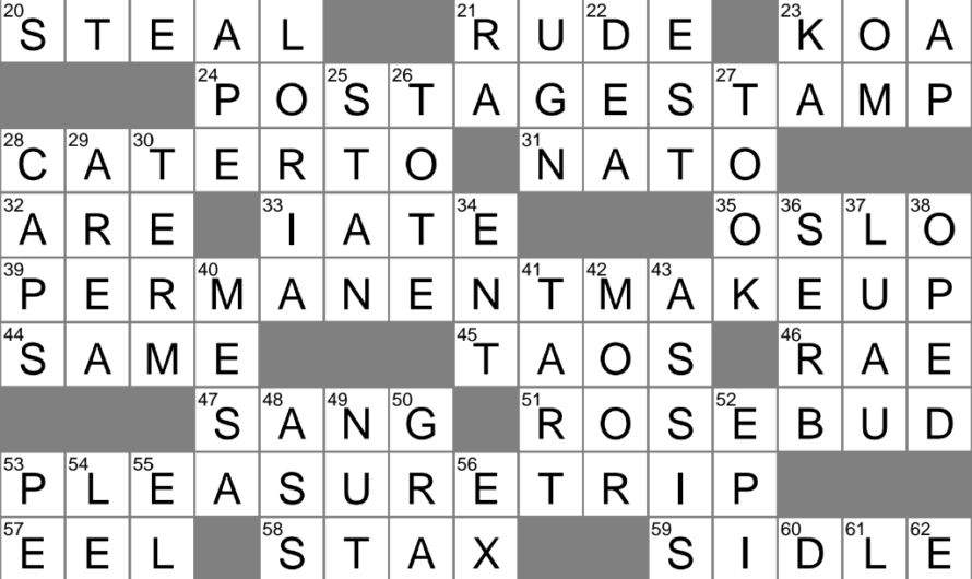 Marinade Of Vinegar And Spices Crossword