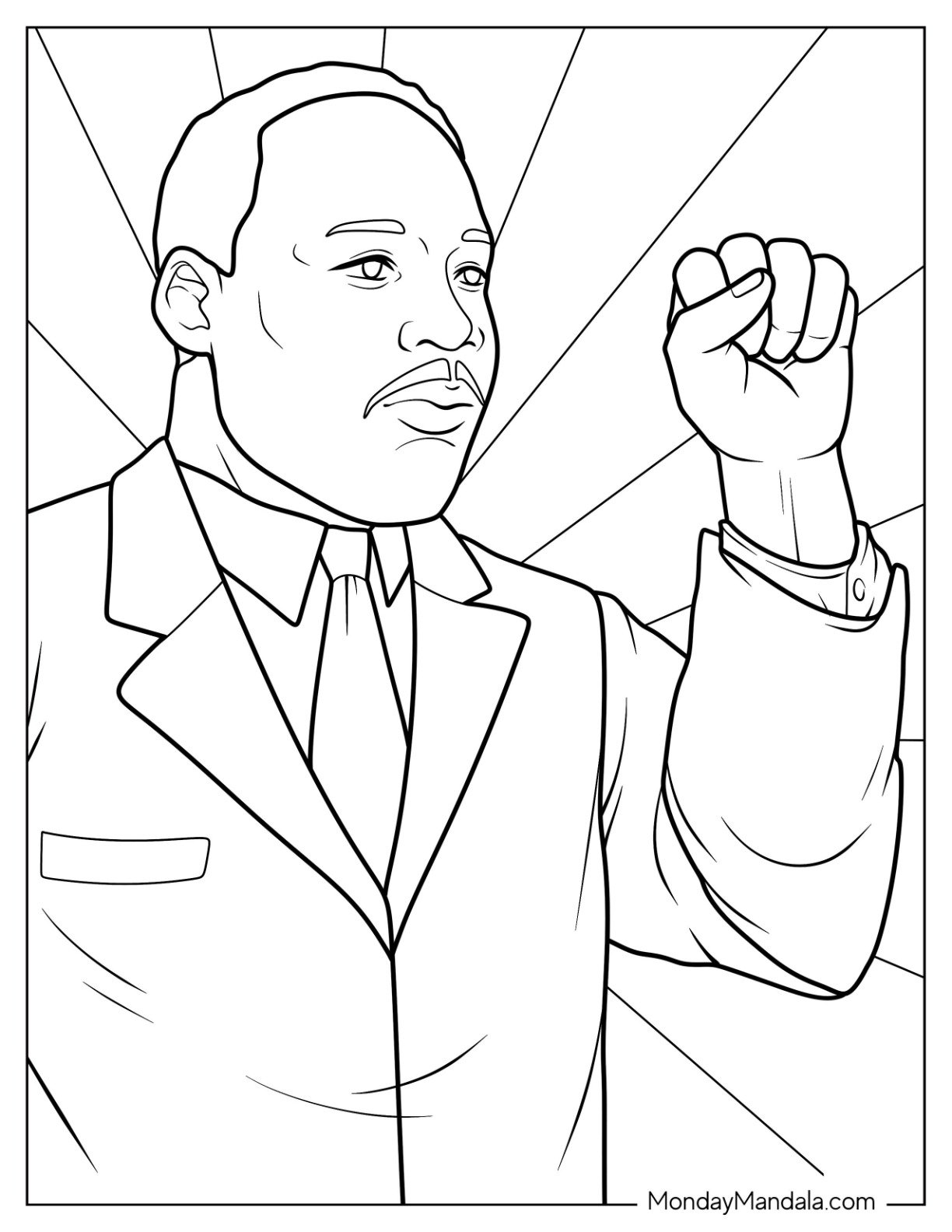 Martin Luther King Jr Coloring Pages Free Printables Martin Luther King Jr Coloring Pages Free Printables