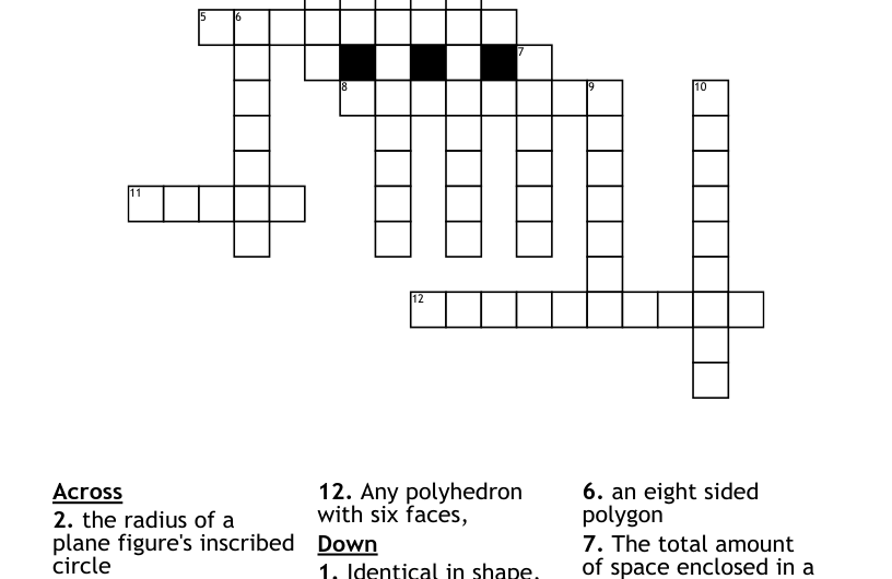 Ellipse Crossword Clue