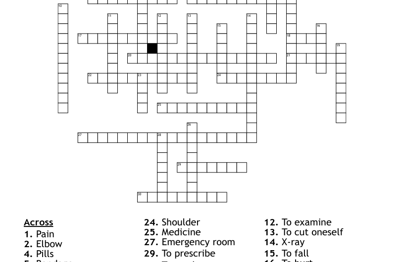 Condition Crossword Clue