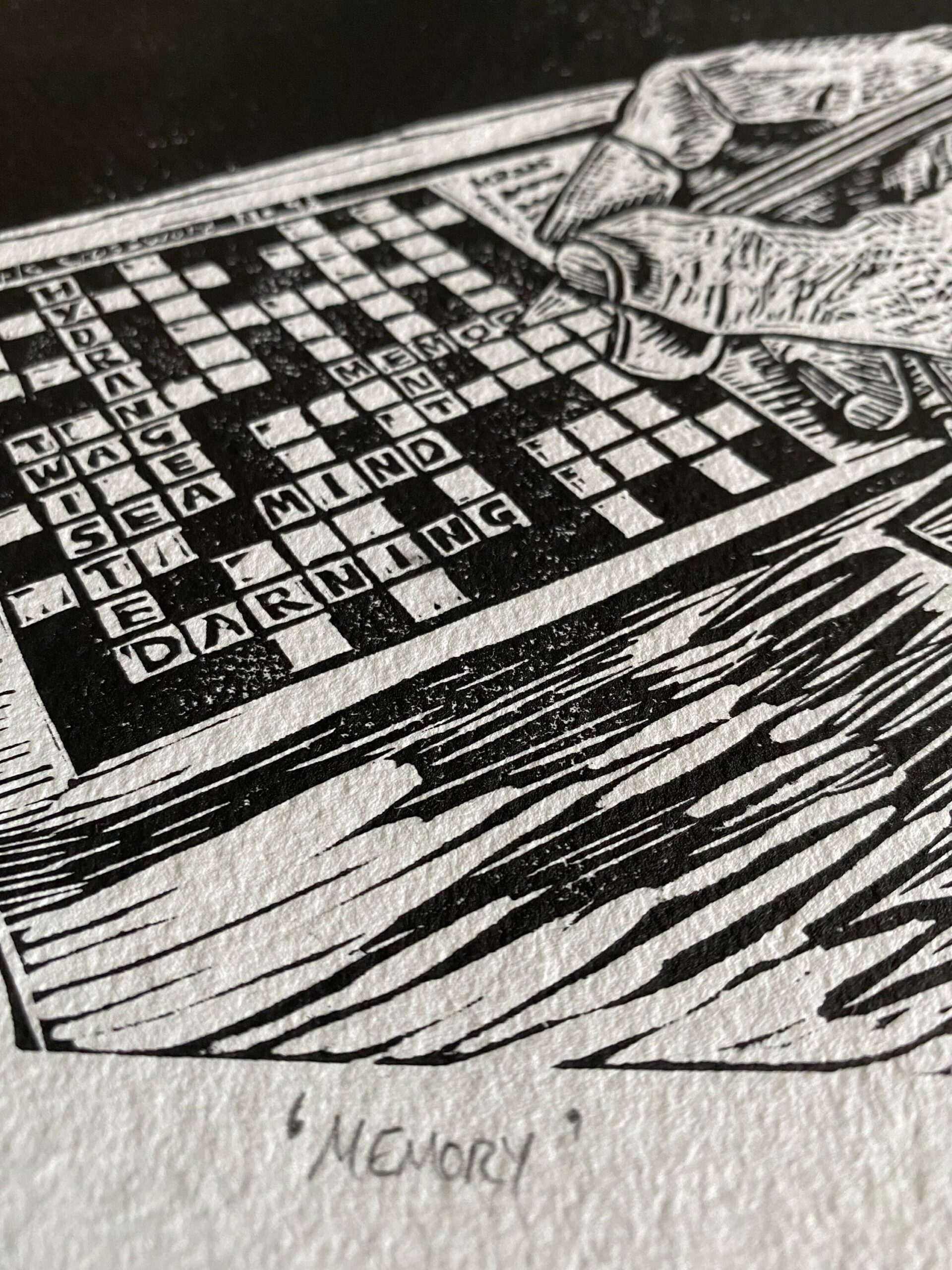 printmaking crossword puzzle