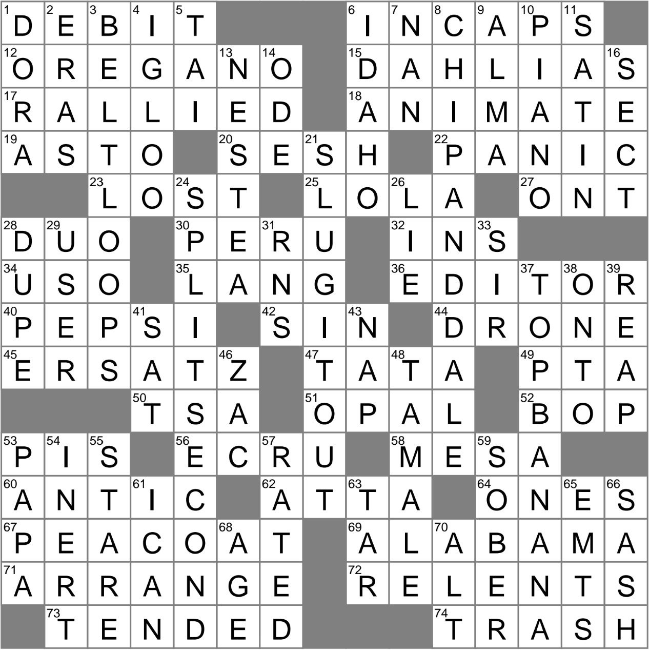 Merit Badge Holder Crossword Clue Archives LAXCrossword
