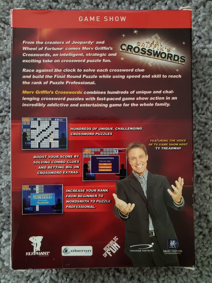 Merv Griffin s Crosswords PC Game Factory Sealed Small Box EBay Merv Griffin s Crosswords PC Game Factory Sealed Small Box EBay