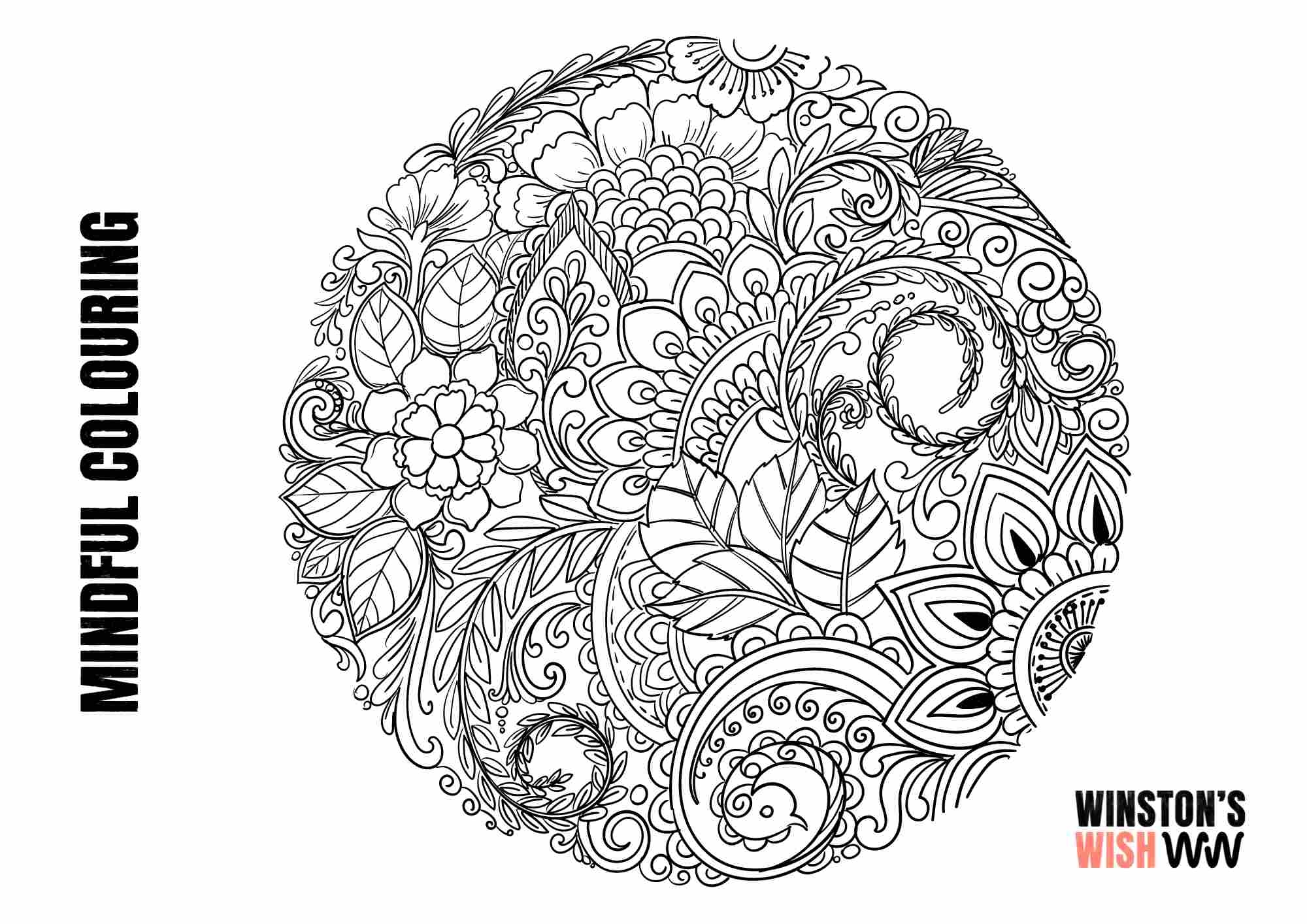 Mindful Colouring Activity To Help With Grief Winston s Wish Mindful Colouring Activity To Help With Grief Winston s Wish