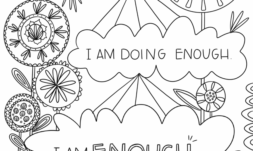 Mental Health Coloring Pages