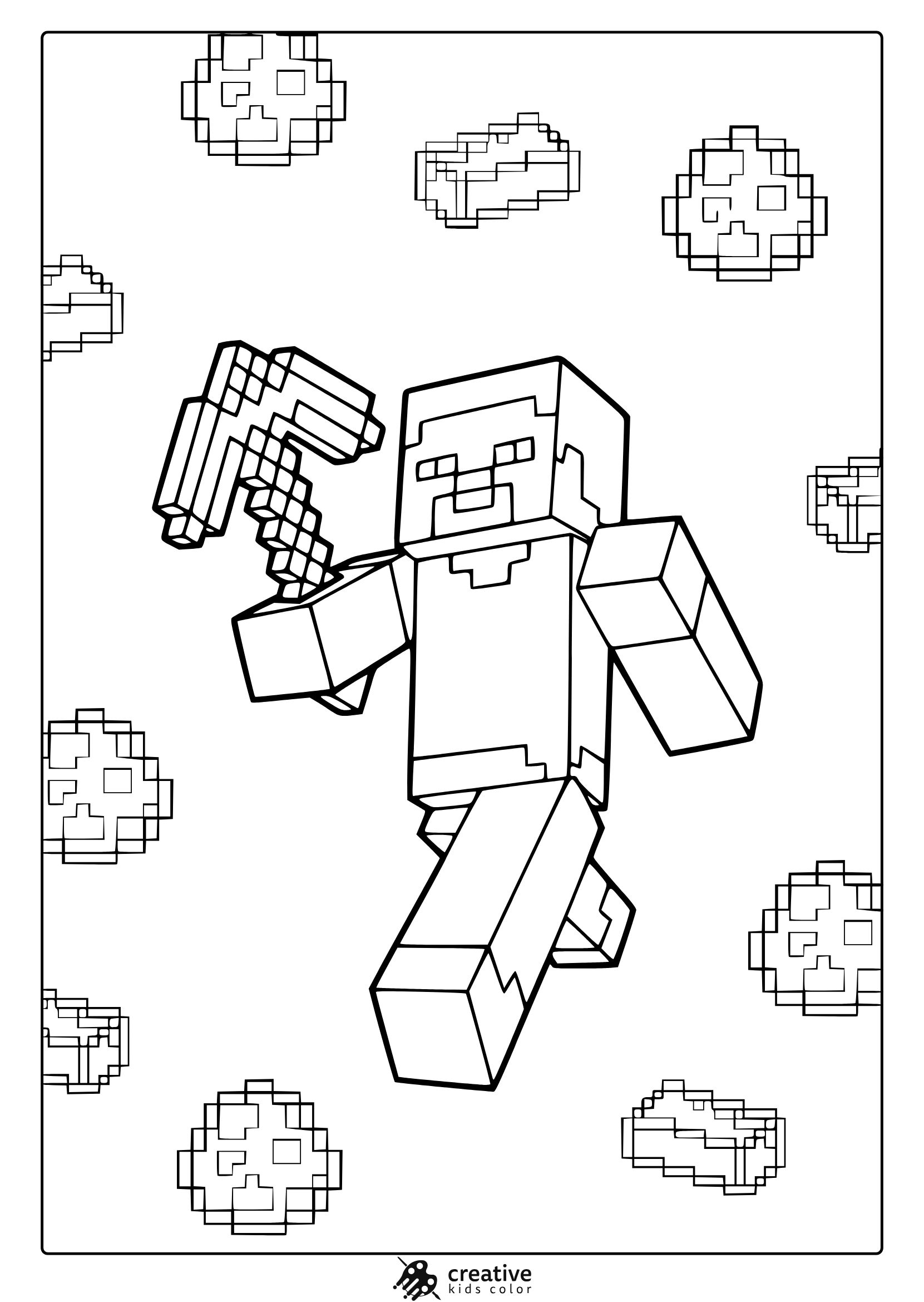 Minecraft Coloring Pages 30 Free Printable PDF Minecraft Coloring Pages 30 Free Printable PDF