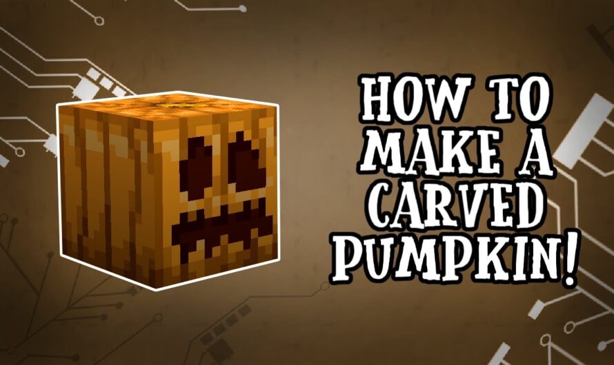 How To Carve Pumpkin Minecraft