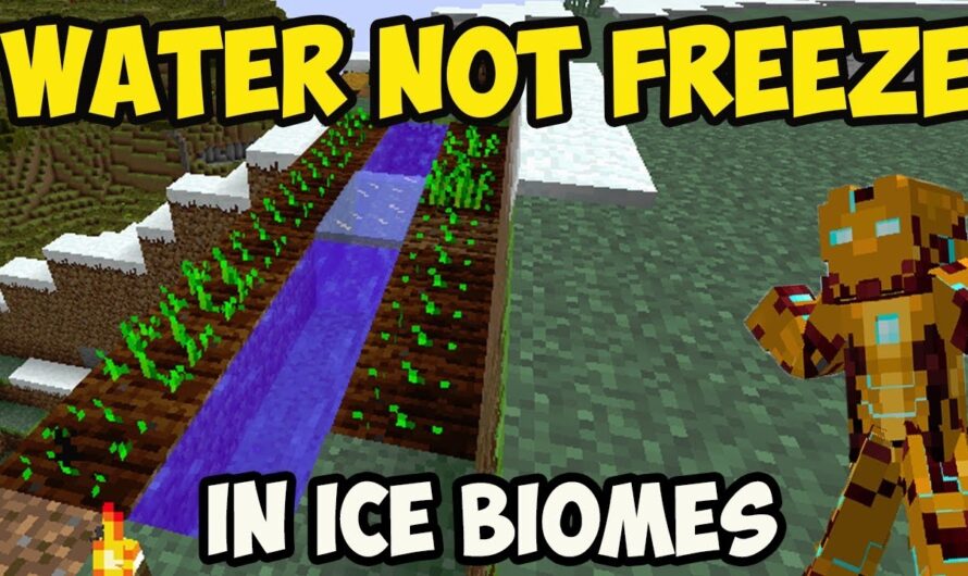 How To Keep Water From Freezing In Minecraft