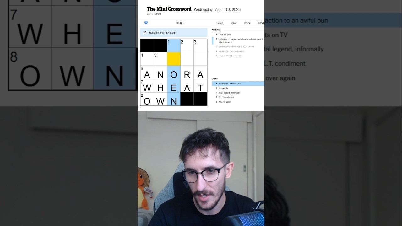 practical joke crossword puzzle clue