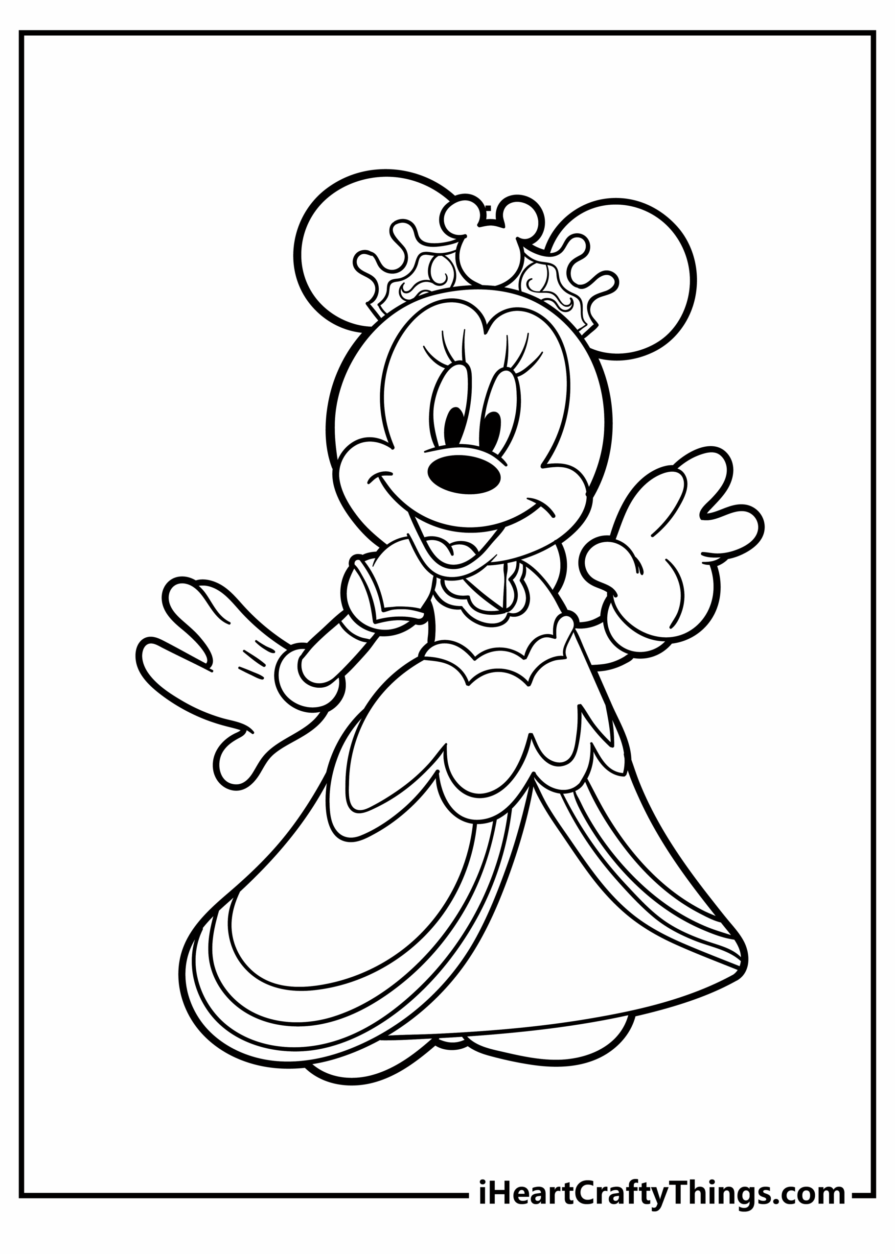 Minnie Mouse Coloring Pages 30 Free Printables Minnie Mouse Coloring Pages 30 Free Printables