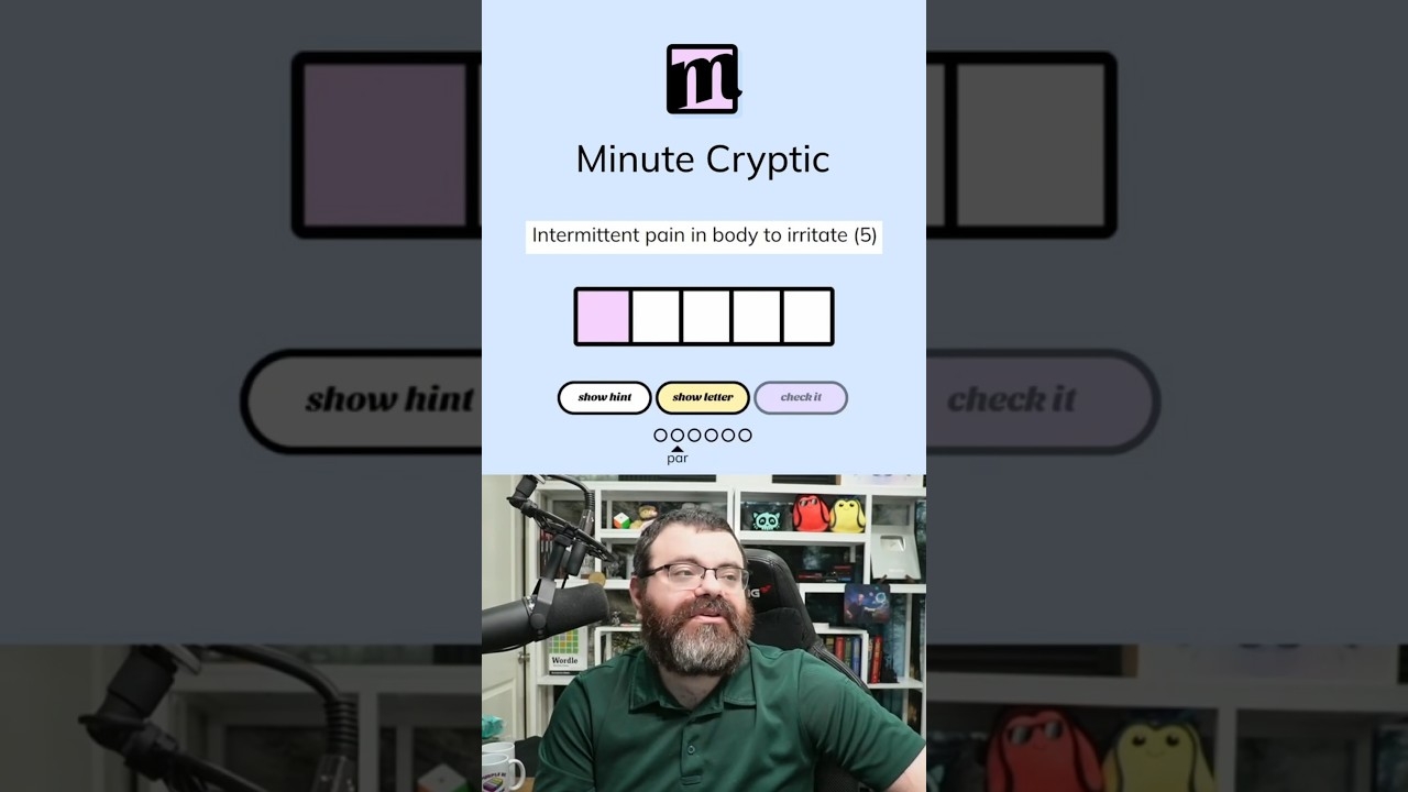 Minute Cryptic Jan 9th 2025 wordgames crypticcrossword crossword YouTube Minute Cryptic Jan 9th 2025 wordgames crypticcrossword crossword YouTube