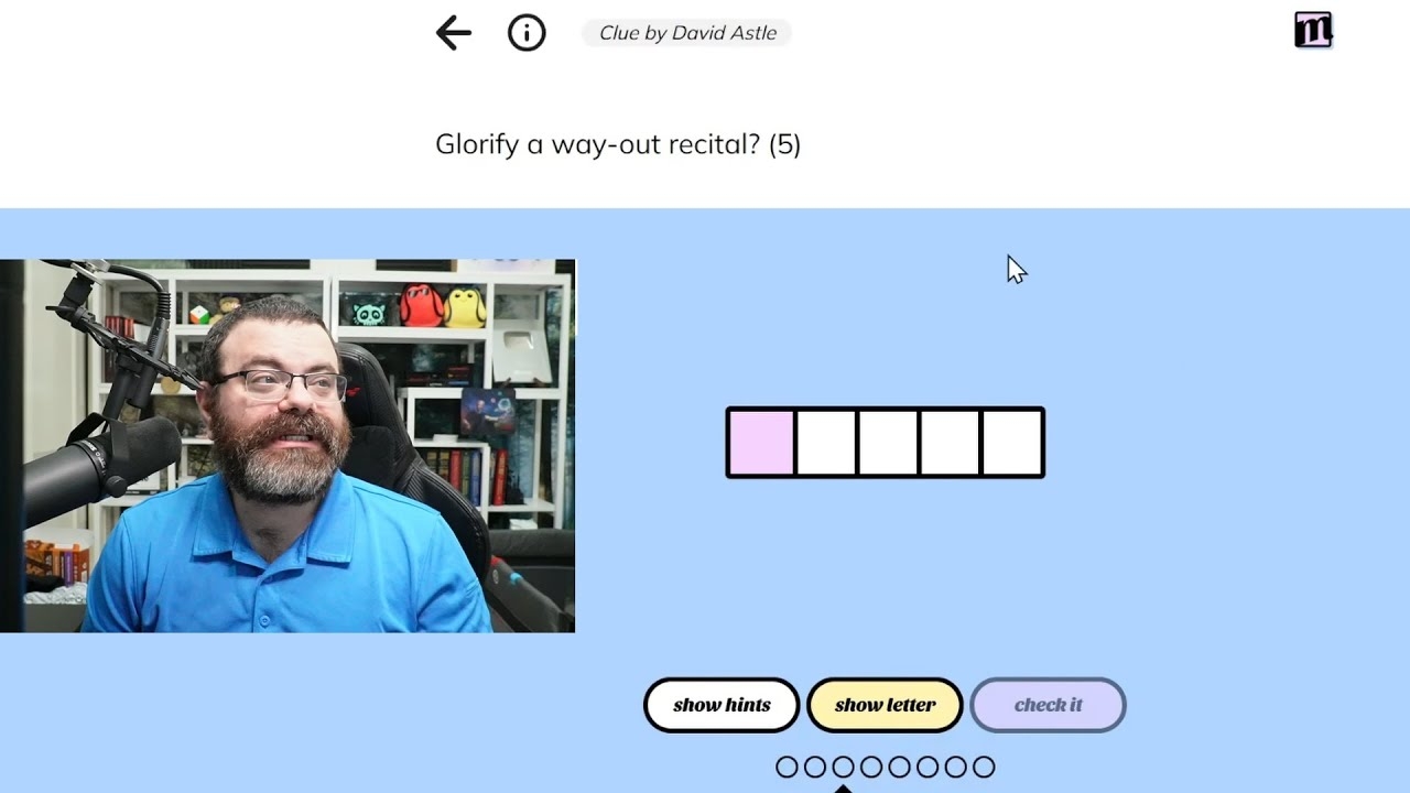 Minute Cryptic May 20th 2025 wordgames crypticcrossword crossword YouTube Minute Cryptic May 20th 2025 wordgames crypticcrossword crossword YouTube