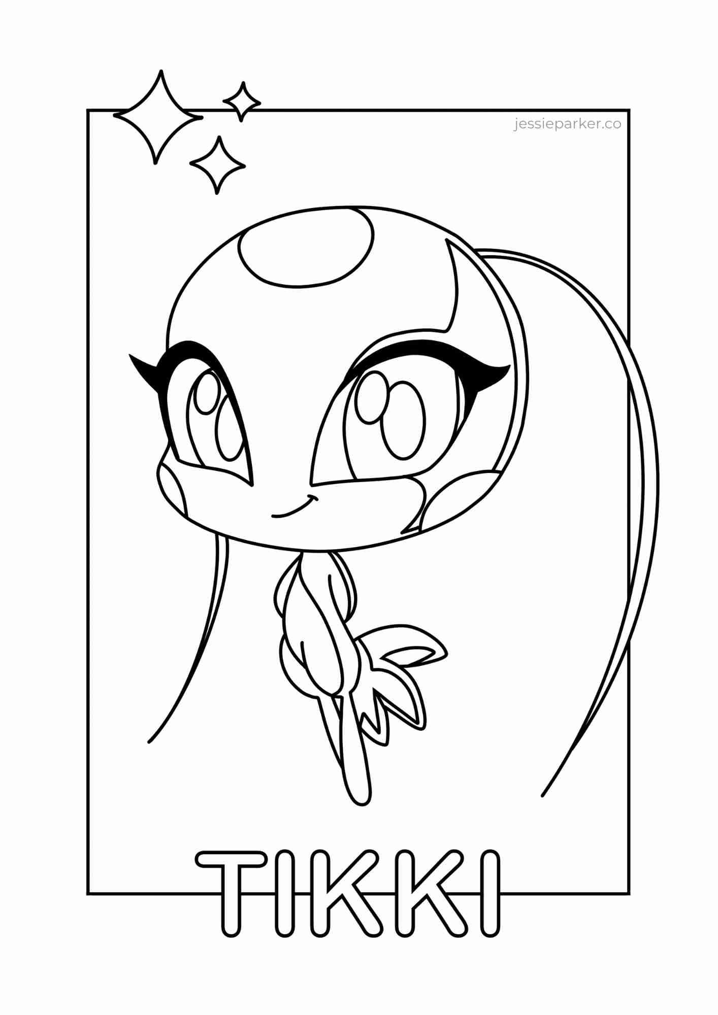 miraculous ladybug coloring page miraculous ladybug coloring page