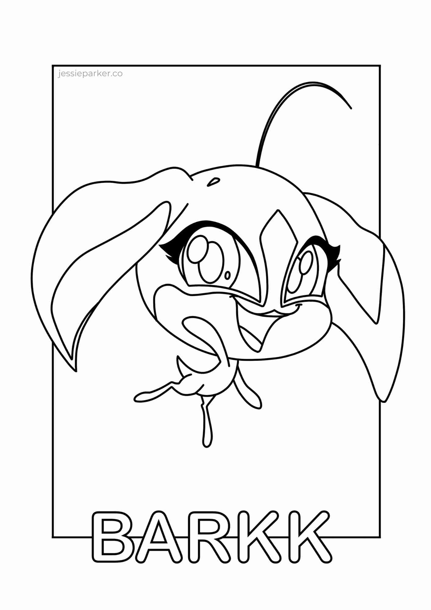 Miraculous Ladybug 20 Kwami Colouring Pages And More Jessie Parker