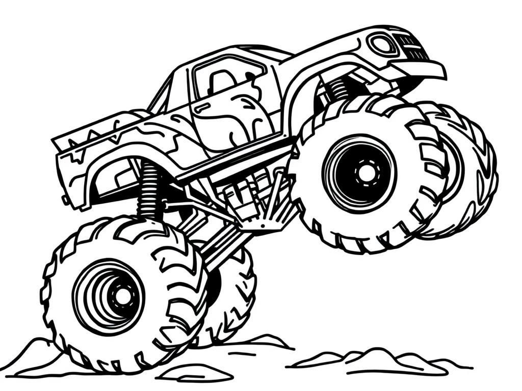 Monster Truck Coloring Page Free Printable Coloring Page Monster Truck Coloring Page Free Printable Coloring Page