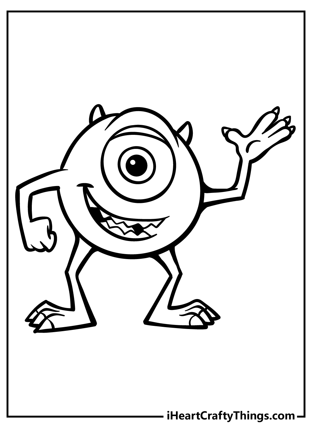Monsters Inc Coloring Pages 32 Free PDF Printables Monsters Inc Coloring Pages 32 Free PDF Printables
