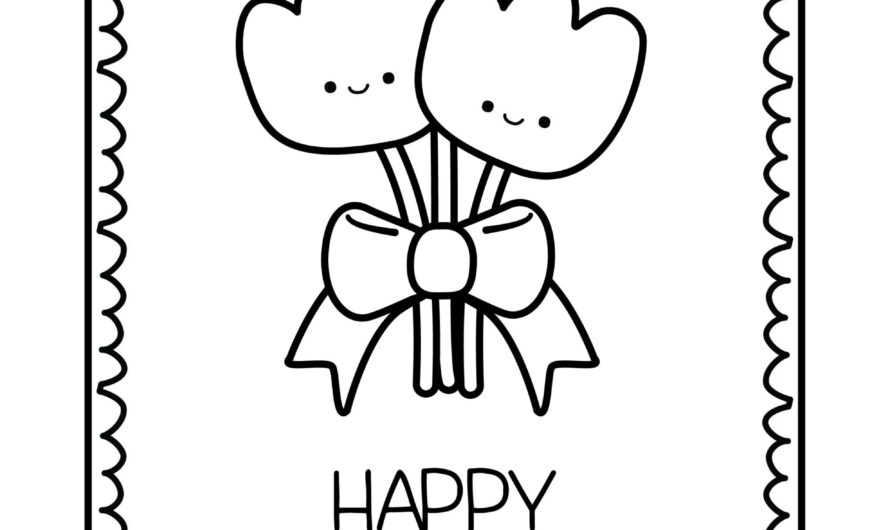 Happy Mothers Day Coloring Pages