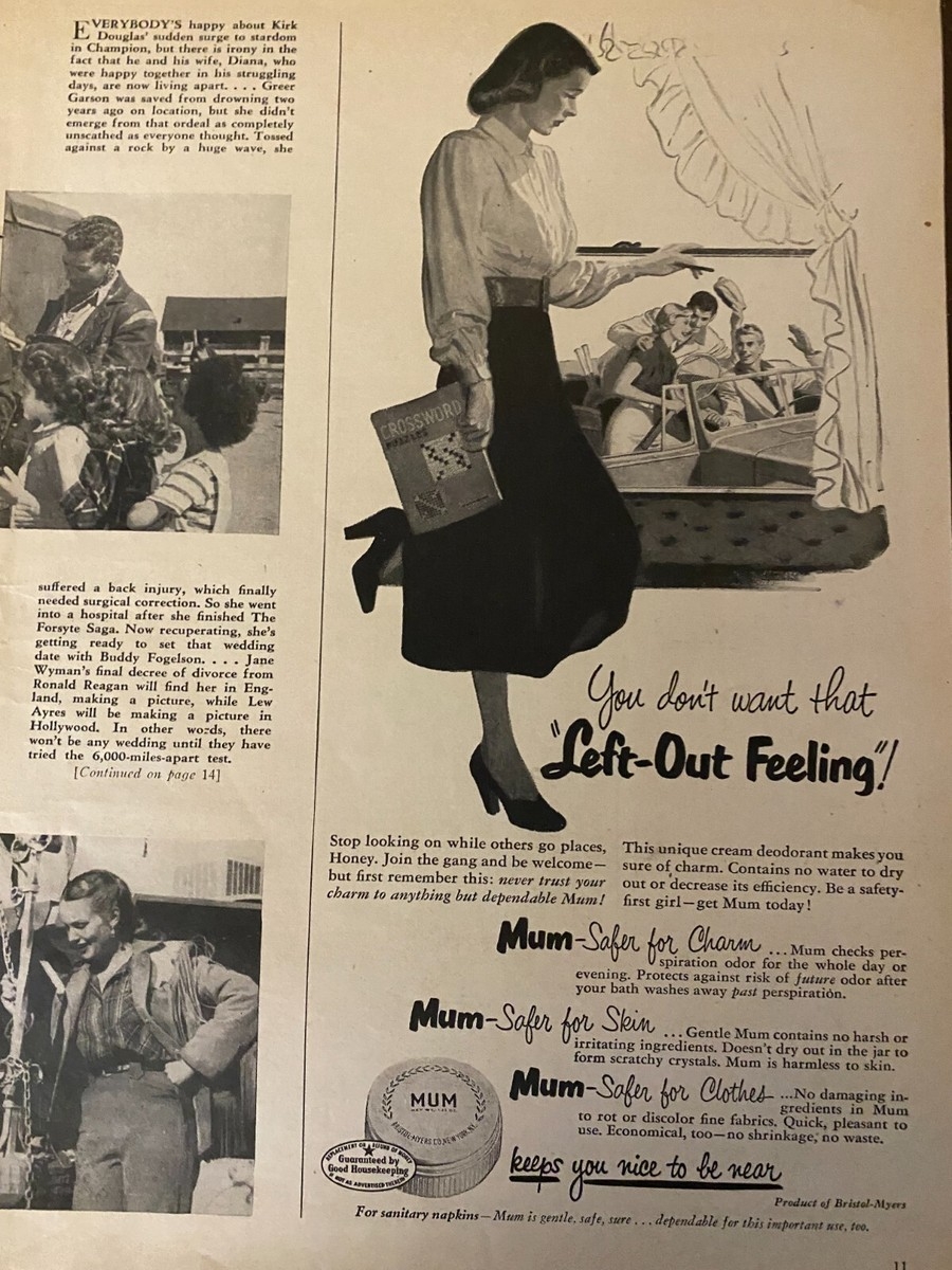 Mum Deodorant Vintage Print Ad EBay Mum Deodorant Vintage Print Ad EBay