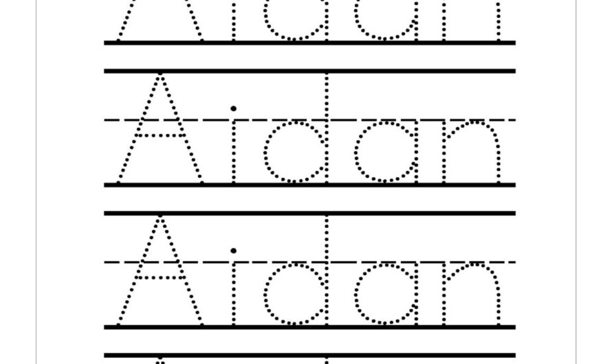Trace Your Name Worksheet