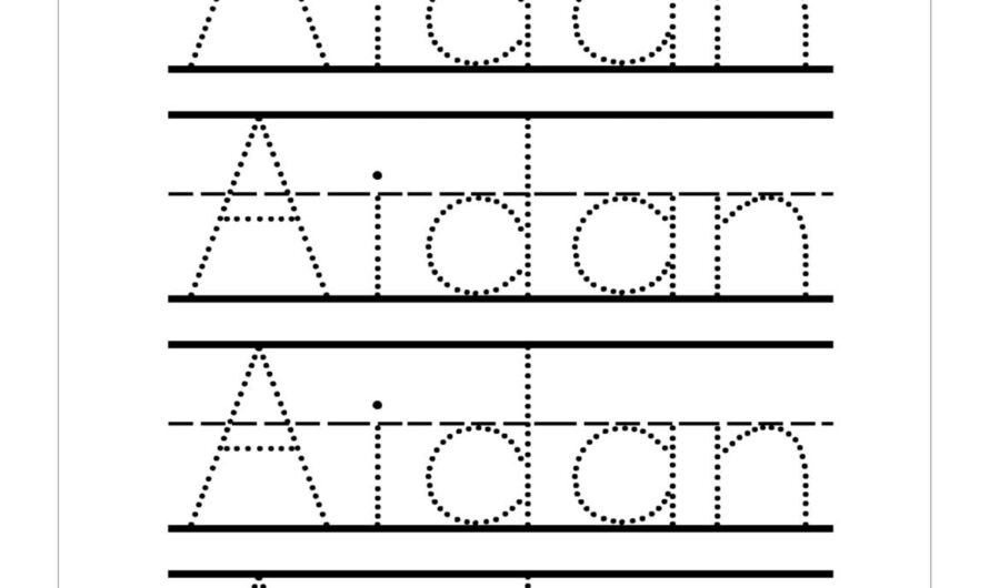 Name Tracing Practice Sheets