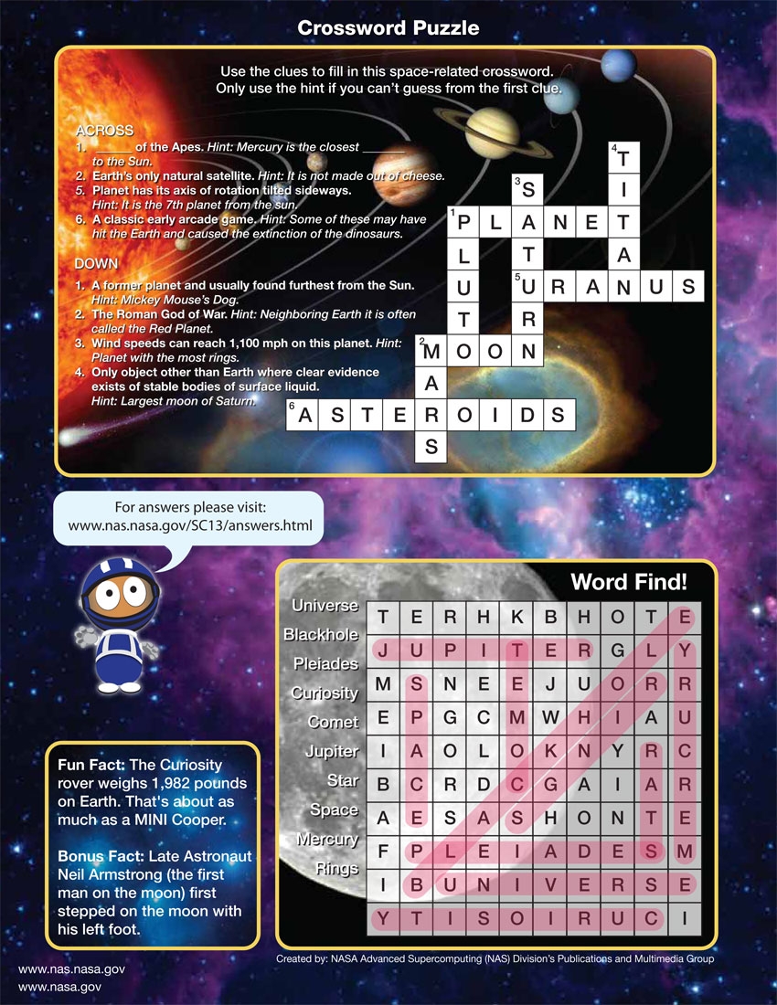 NASA SC13 Quiz Answers NASA SC13 Quiz Answers