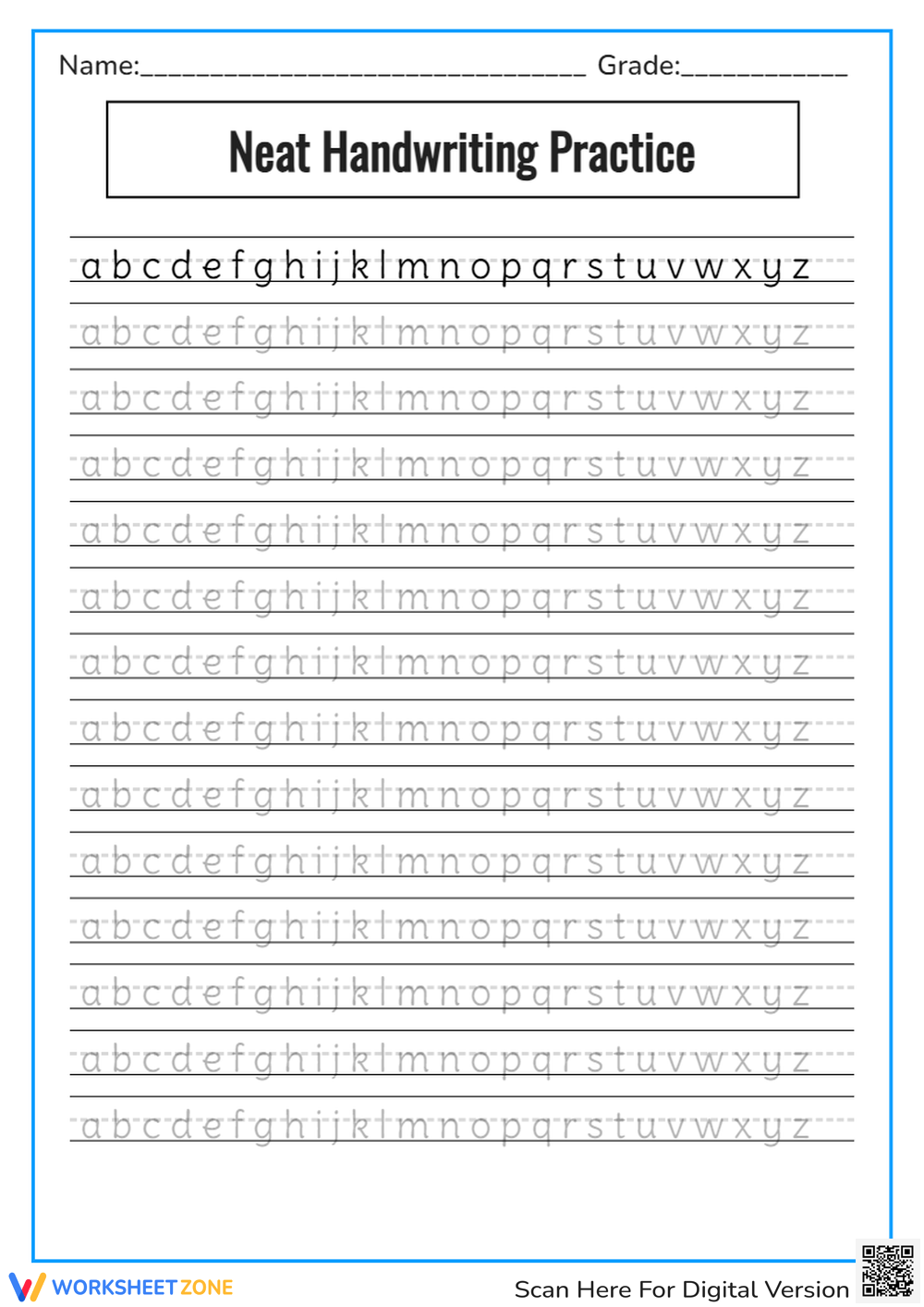 Neat Handwriting Worksheets Printable Neat Handwriting Worksheets Printable