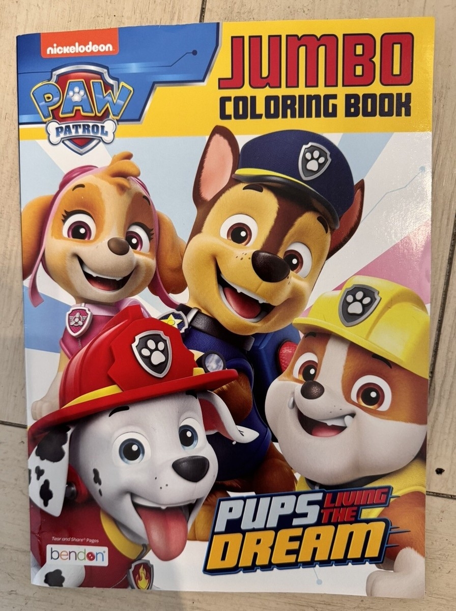 NEW Paw Patrol Jumbo Coloring Book Pups Living The Dream EBay NEW Paw Patrol Jumbo Coloring Book Pups Living The Dream EBay