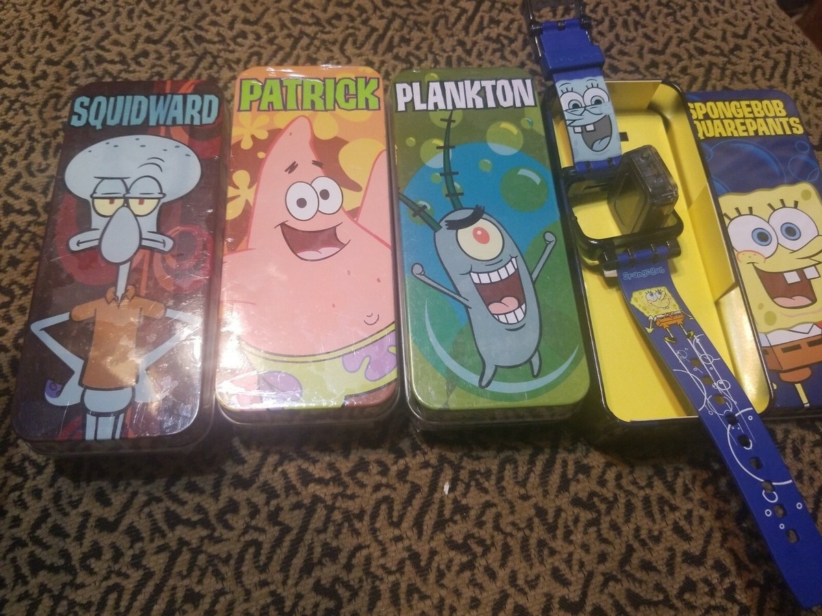 Nickelodeon Squidward Patrick Plankton Sponge Bob Squarepants Watchs NEW EBay Nickelodeon Squidward Patrick Plankton Sponge Bob Squarepants Watchs NEW EBay