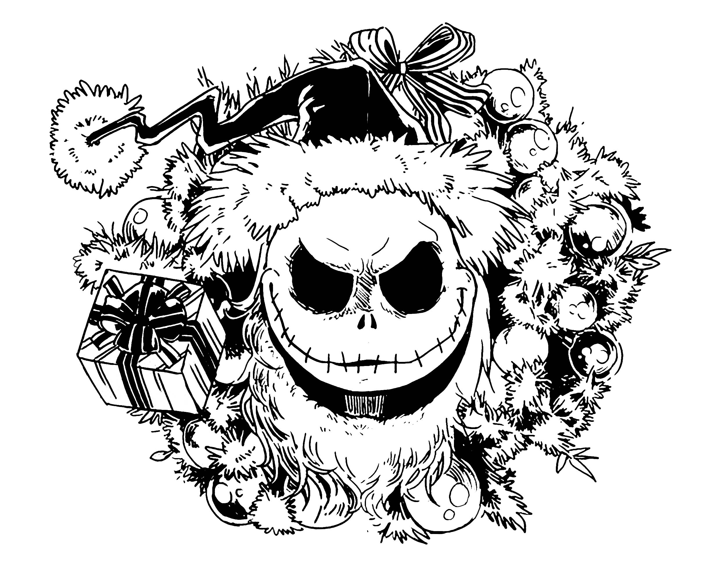 Nighmare Before Christmas Christmas Coloring Pages For Adults Nighmare Before Christmas Christmas Coloring Pages For Adults