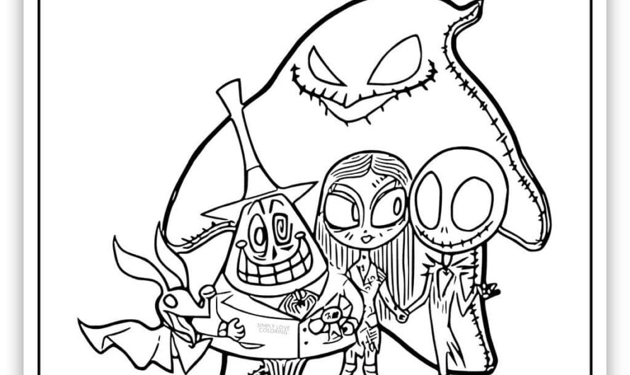 Jack Skellington Color Pages