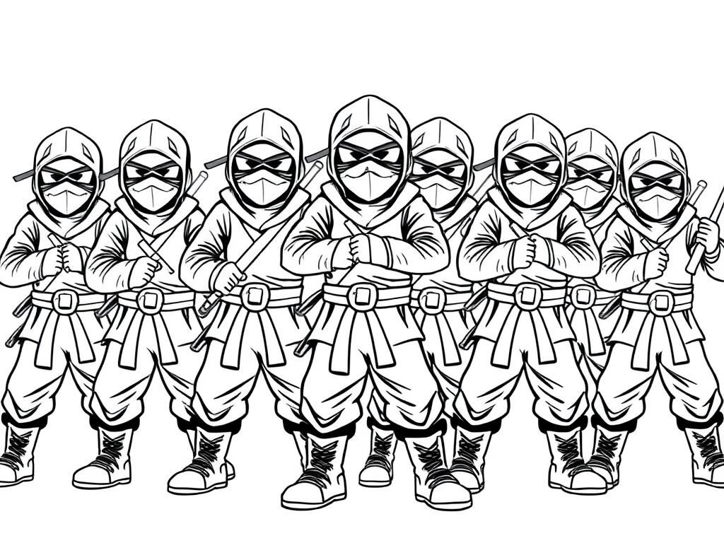 Ninja Coloring Page Stealthy Warriors Ready For Action Free Printable Coloring Page Ninja Coloring Page Stealthy Warriors Ready For Action Free Printable Coloring Page