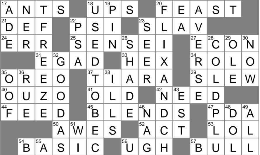 Friendly Crossword Clue