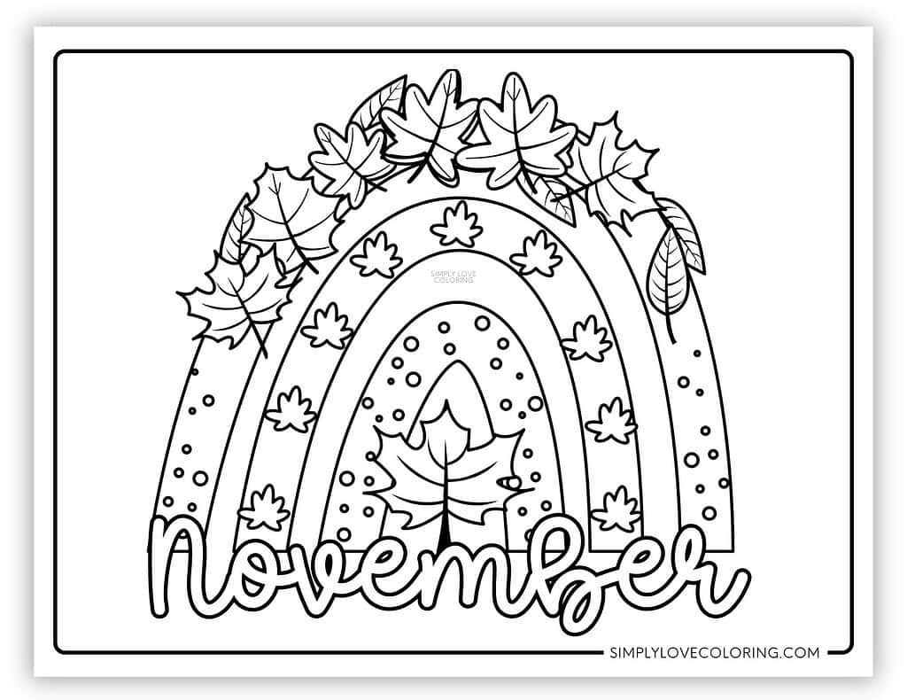 November Coloring Pages Free PDF Printables Simply Love Coloring November Coloring Pages Free PDF Printables Simply Love Coloring
